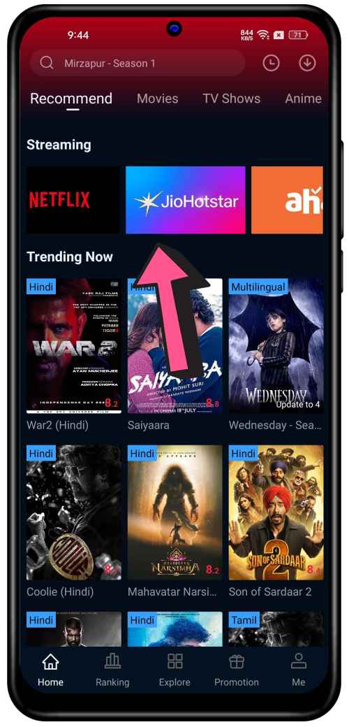 Browse By Your Favorite OTT